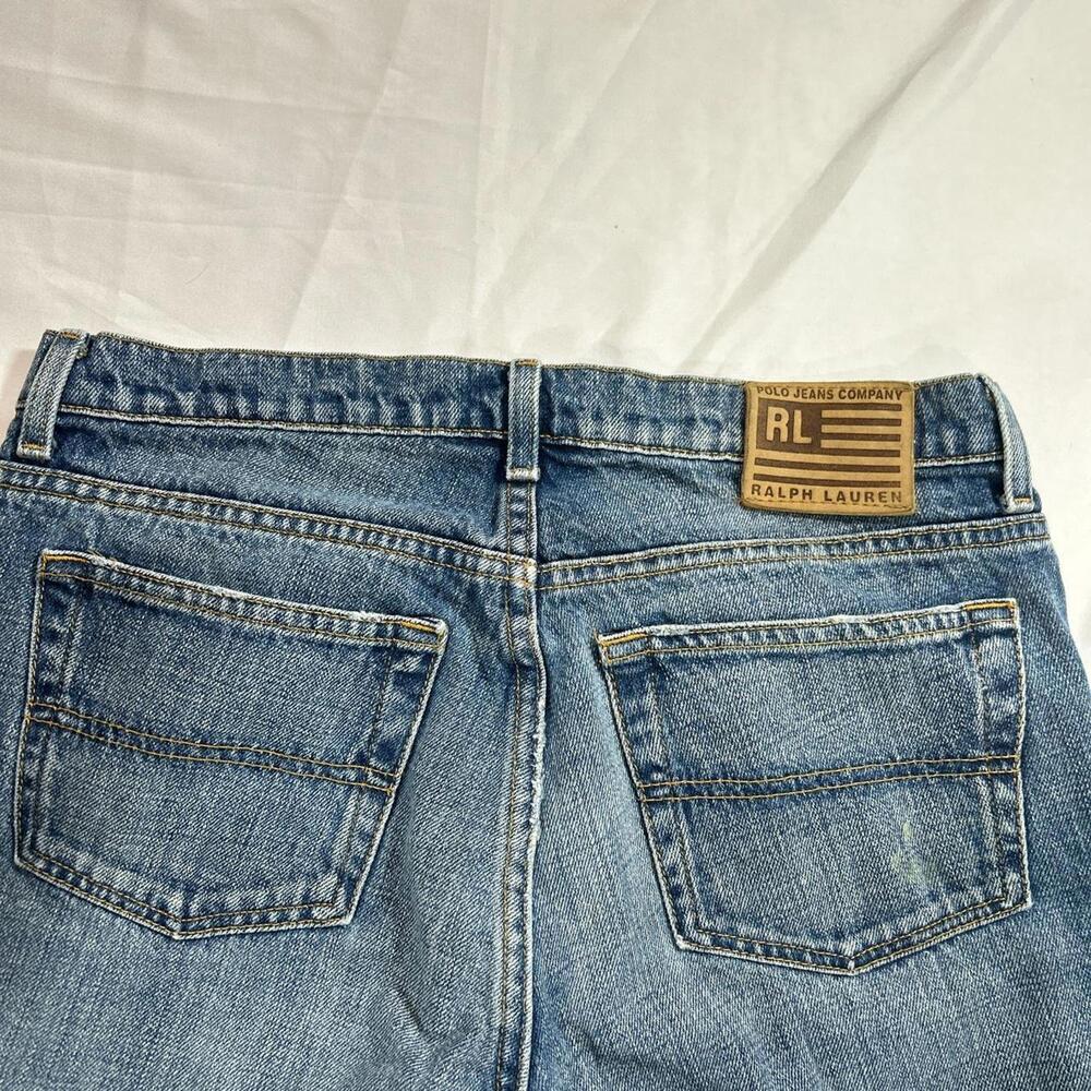 vintage 90's Polo Ralph Lauren faded blue jeans. Polo Jeans Company - Picture 5 of 8